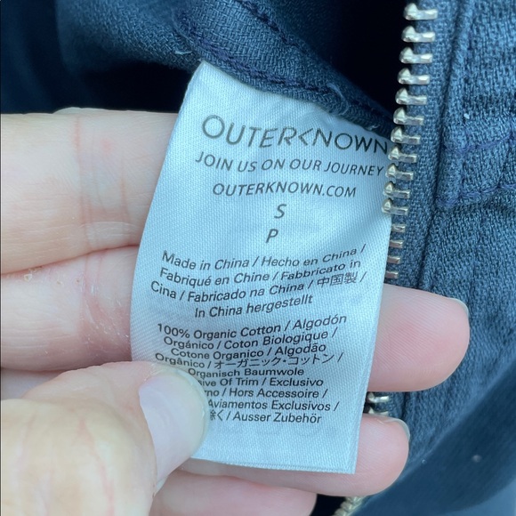 Navy Blue Outerknown Zip-Up Jumpsuit - Picture 5 of 10